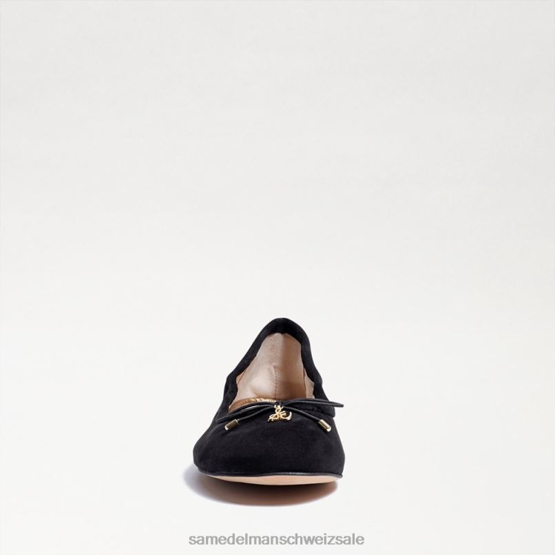 CH Sam Edelman Frauen Ballerinas von Felicia schwarzes Wildleder X2J86133 Schuhwerk