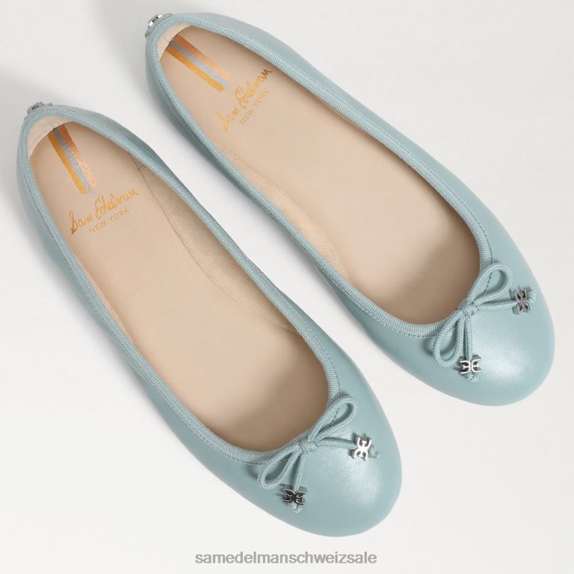 CH Sam Edelman Frauen Felicia Luxe Ballerinas Flut blau X2J86286 Schuhwerk
