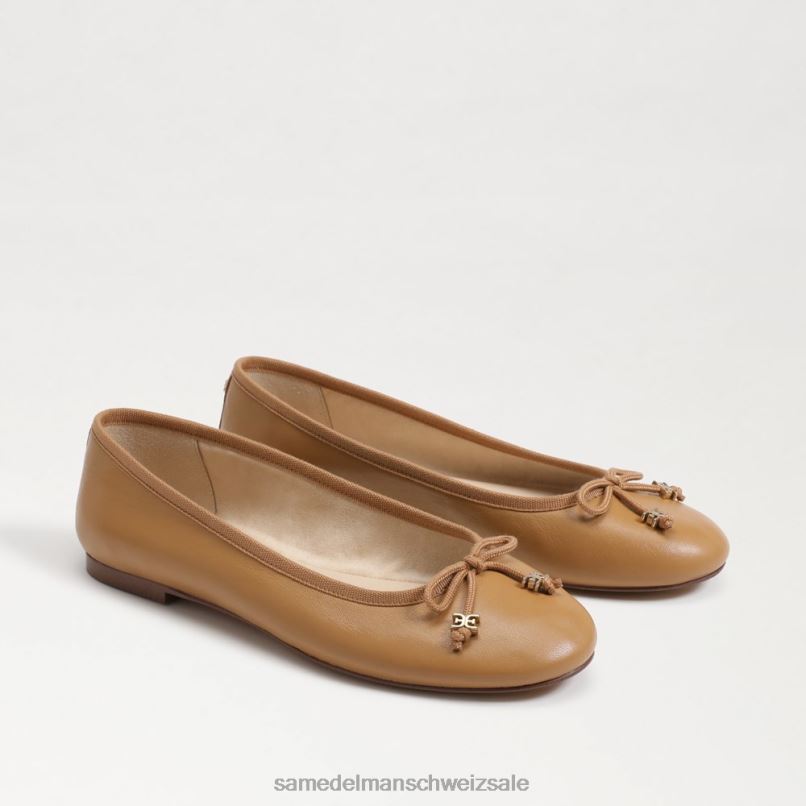 CH Sam Edelman Frauen Felicia Luxe Ballerinas bräunliche Bräune X2J86288 Schuhwerk