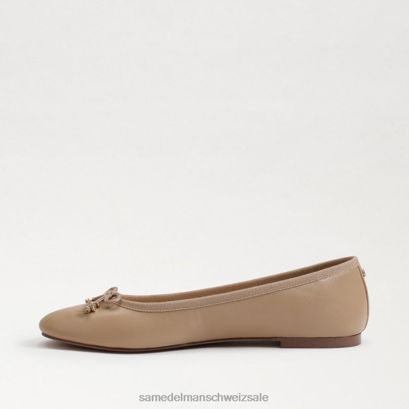 CH Sam Edelman Frauen Felicia Luxe Ballerinas sanftes Beige X2J86283 Schuhwerk