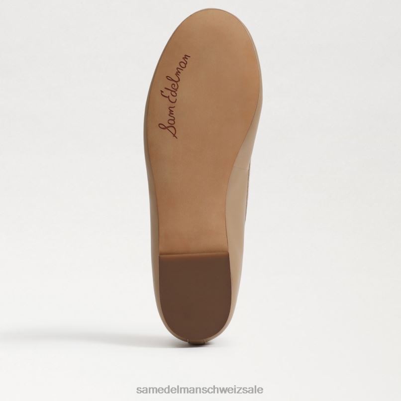 CH Sam Edelman Frauen Felicia Luxe Ballerinas sanftes Beige X2J86283 Schuhwerk