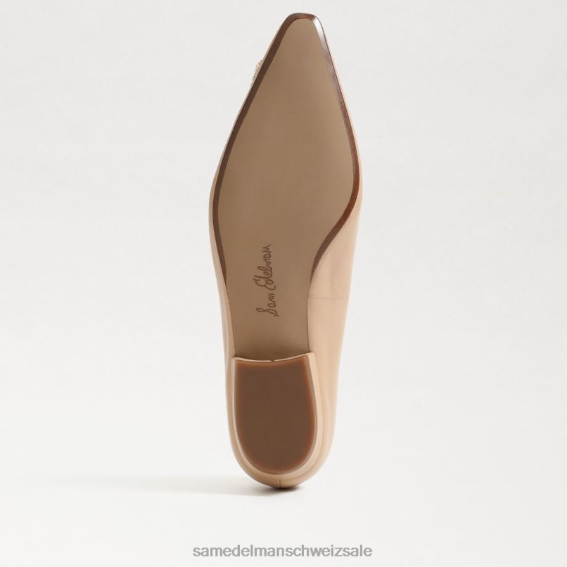 CH Sam Edelman Frauen Janina spitze Zehenpartie flach Macadamia X2J86393 Schuhwerk