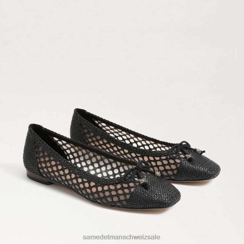 CH Sam Edelman Frauen Mai Ballerina Schwarz X2J86370 Schuhwerk