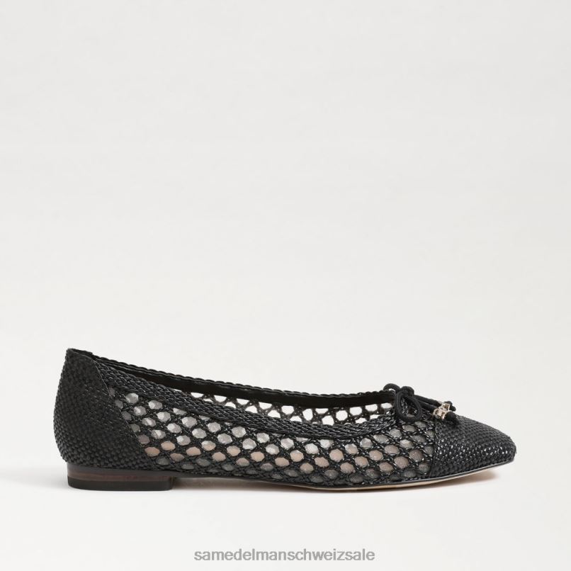 CH Sam Edelman Frauen Mai Ballerina Schwarz X2J86370 Schuhwerk