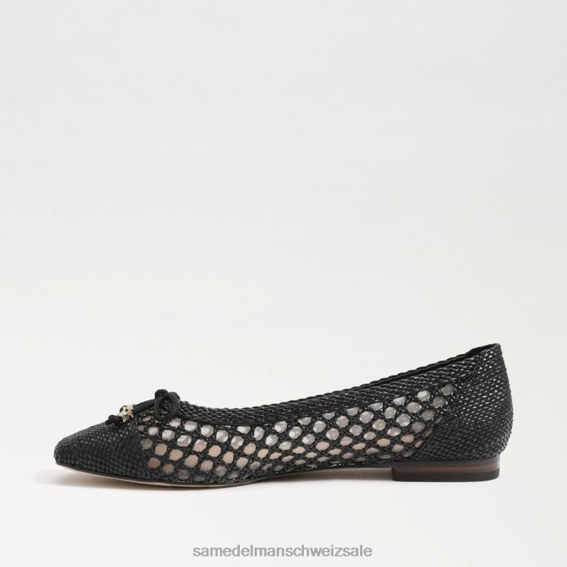 CH Sam Edelman Frauen Mai Ballerina Schwarz X2J86370 Schuhwerk