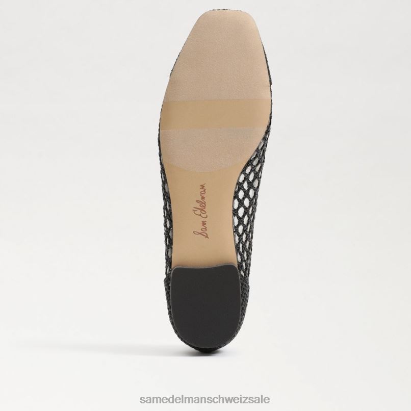 CH Sam Edelman Frauen Mai Ballerina Schwarz X2J86370 Schuhwerk
