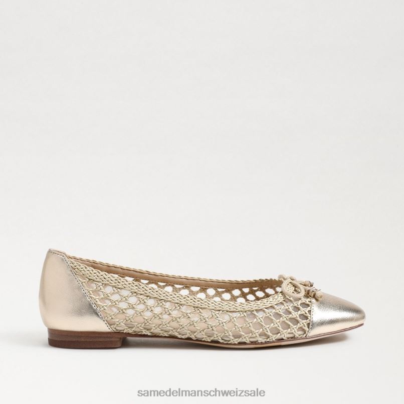 CH Sam Edelman Frauen Mai Ballerina naturbelassen X2J86372 Schuhwerk