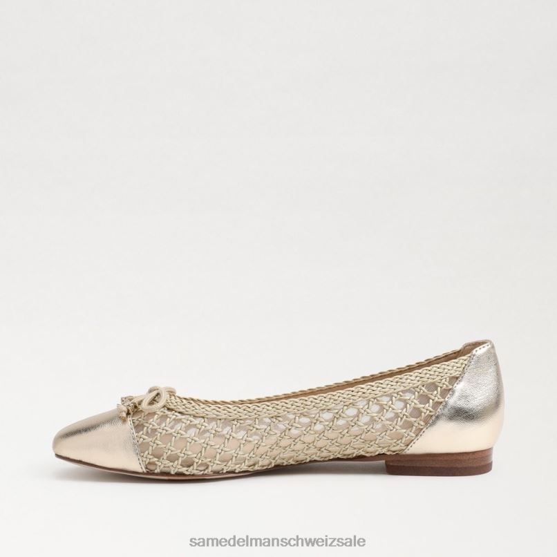 CH Sam Edelman Frauen Mai Ballerina naturbelassen X2J86372 Schuhwerk