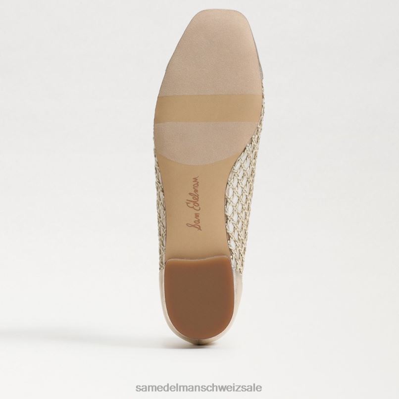 CH Sam Edelman Frauen Mai Ballerina naturbelassen X2J86372 Schuhwerk