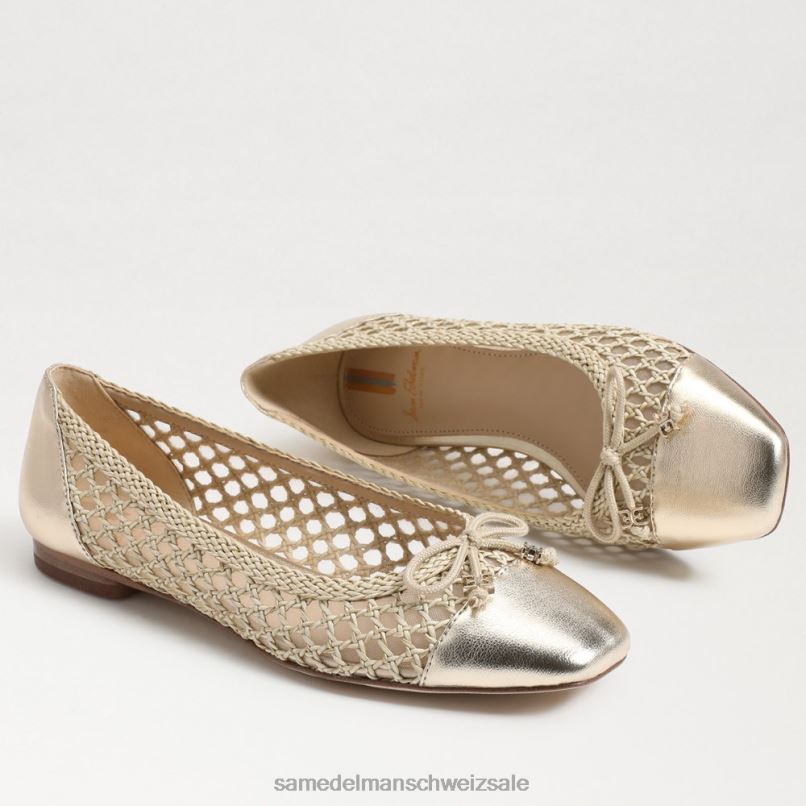 CH Sam Edelman Frauen Mai Ballerina naturbelassen X2J86372 Schuhwerk