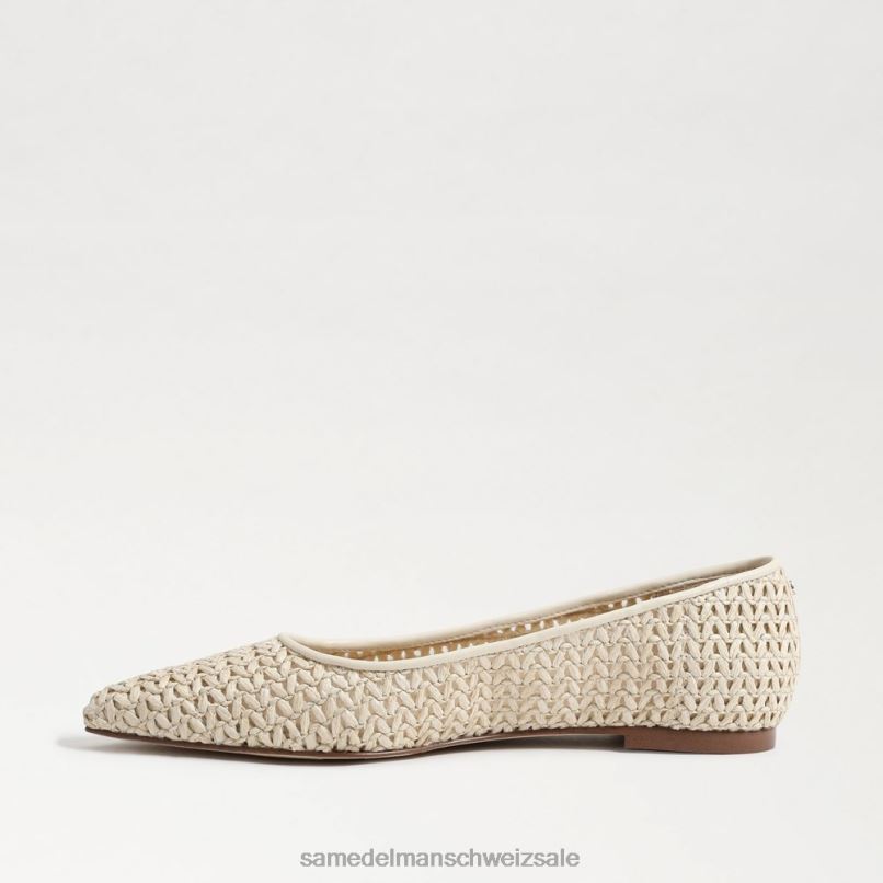CH Sam Edelman Frauen Wanda spitze Zehenpartie flach Elfenbein X2J86477 Schuhwerk