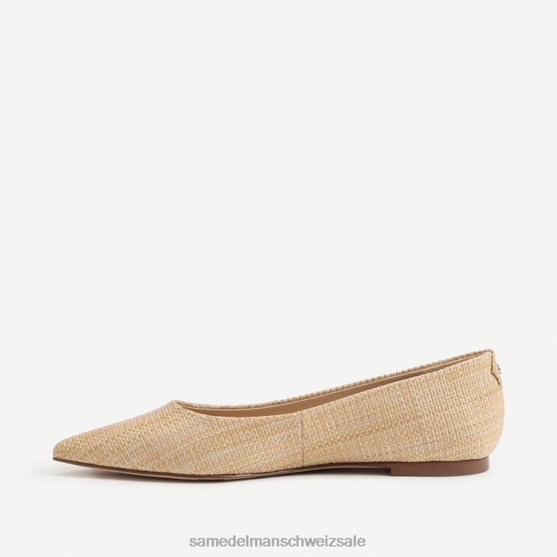 CH Sam Edelman Frauen Wanda spitze Zehenpartie flach gebleichtes Buchenholz X2J86480 Schuhwerk