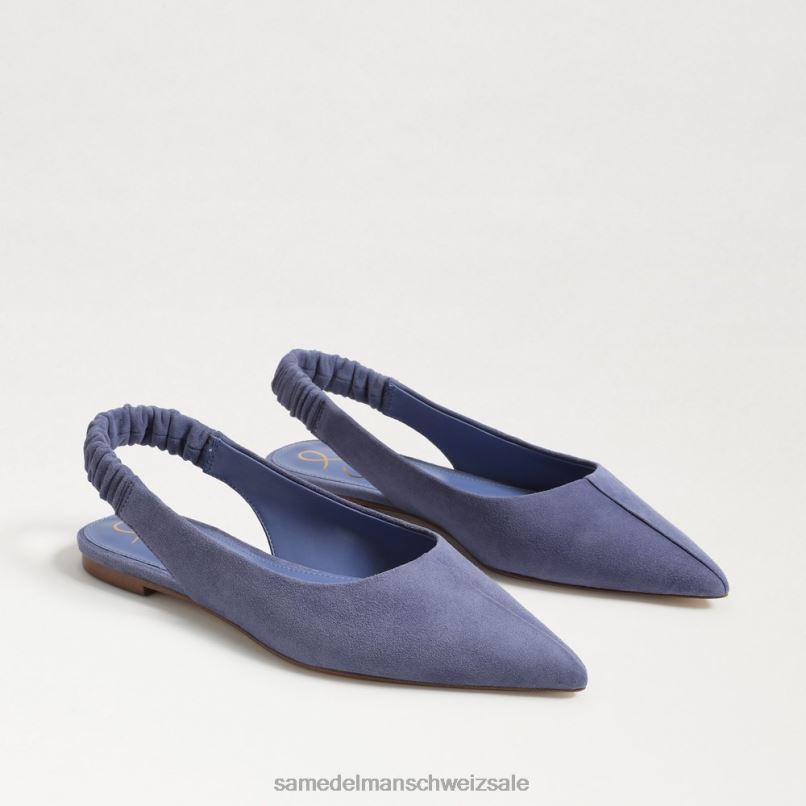CH Sam Edelman Frauen Whitney Slingback, spitze Zehenpartie, flach staubiges Violett X2J86740 Schuhwerk