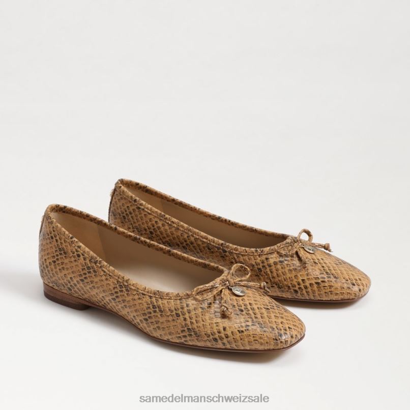 CH Sam Edelman Frauen Wiese Ballerina Weizen X2J86176 Schuhwerk