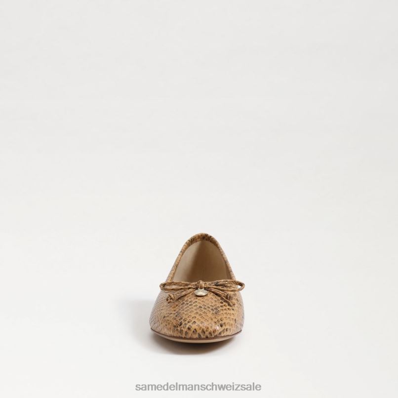 CH Sam Edelman Frauen Wiese Ballerina Weizen X2J86176 Schuhwerk