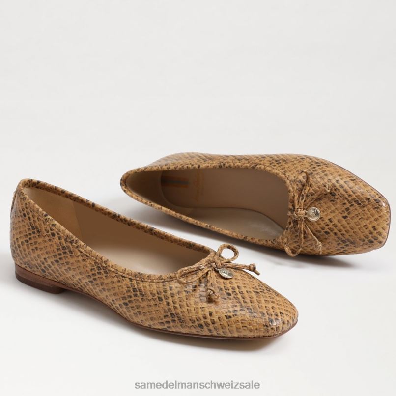 CH Sam Edelman Frauen Wiese Ballerina Weizen X2J86176 Schuhwerk