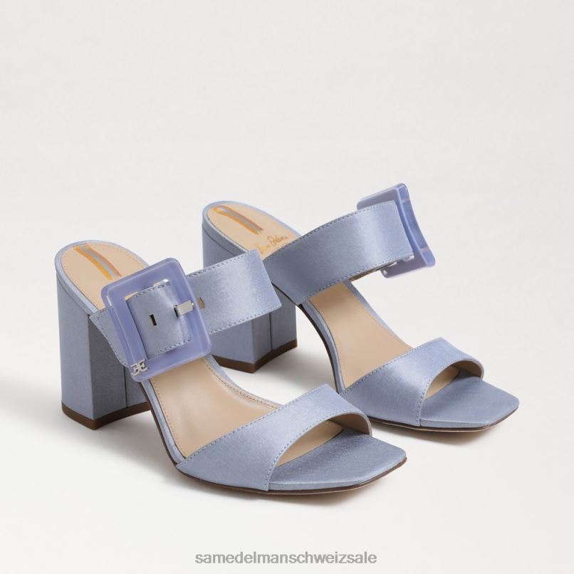 CH Sam Edelman Frauen Dalton-Absatz-Mule auch blau X2J86564 Schuhwerk