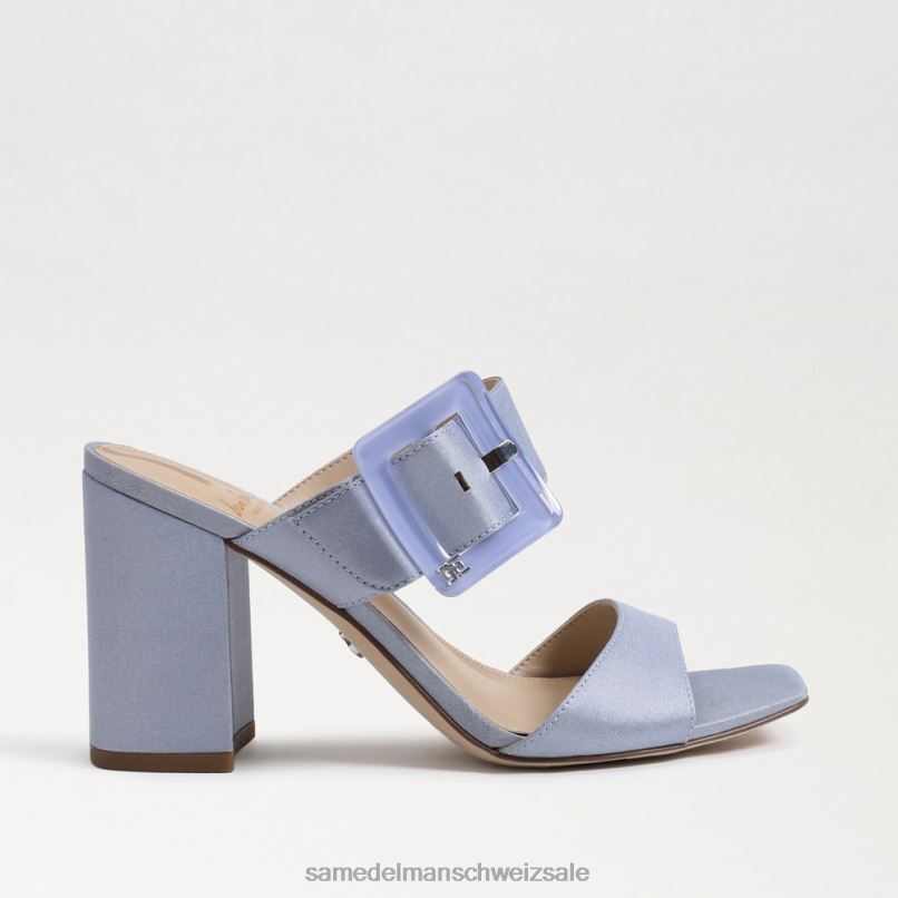 CH Sam Edelman Frauen Dalton-Absatz-Mule auch blau X2J86564 Schuhwerk