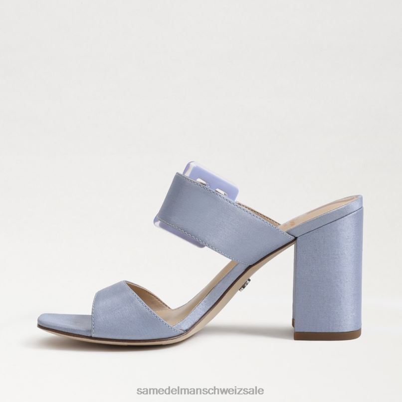 CH Sam Edelman Frauen Dalton-Absatz-Mule auch blau X2J86564 Schuhwerk