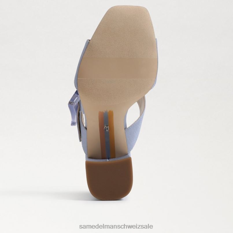 CH Sam Edelman Frauen Dalton-Absatz-Mule auch blau X2J86564 Schuhwerk