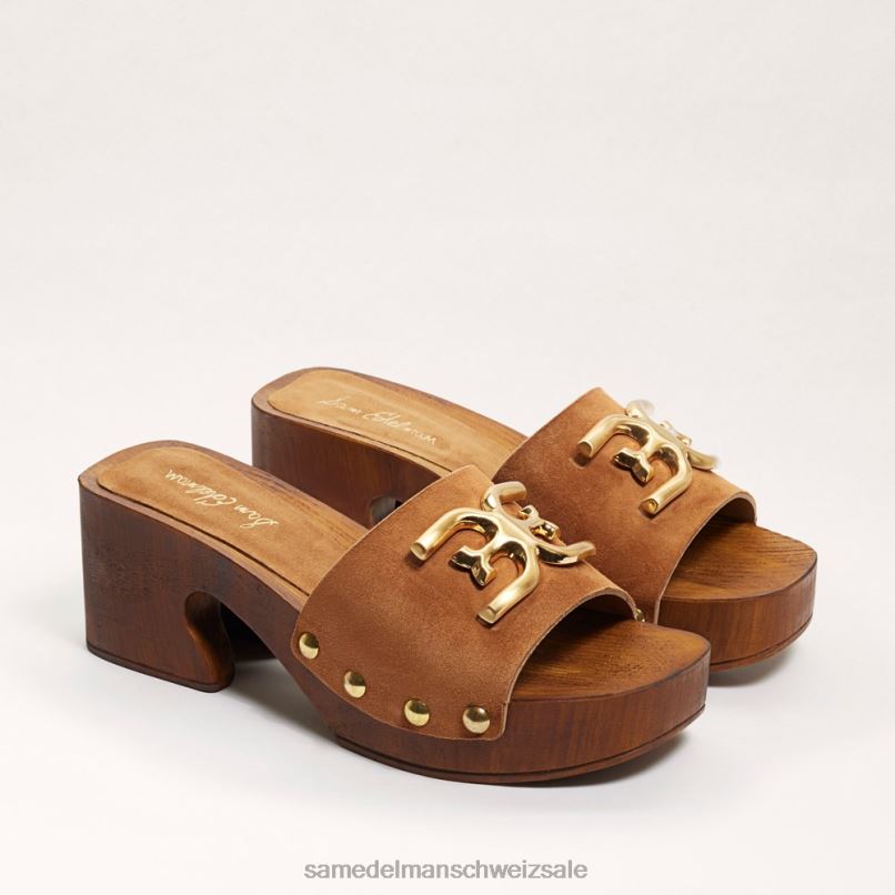 CH Sam Edelman Frauen Francina-Mule-Sandale Sattel X2J86518 Schuhwerk