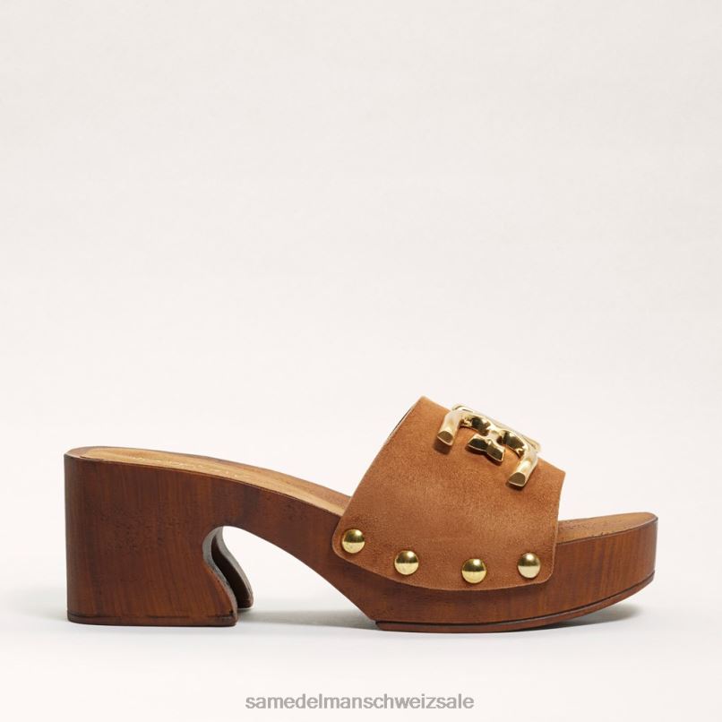 CH Sam Edelman Frauen Francina-Mule-Sandale Sattel X2J86518 Schuhwerk
