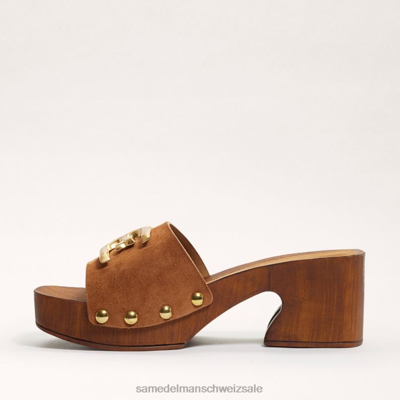 CH Sam Edelman Frauen Francina-Mule-Sandale Sattel X2J86518 Schuhwerk
