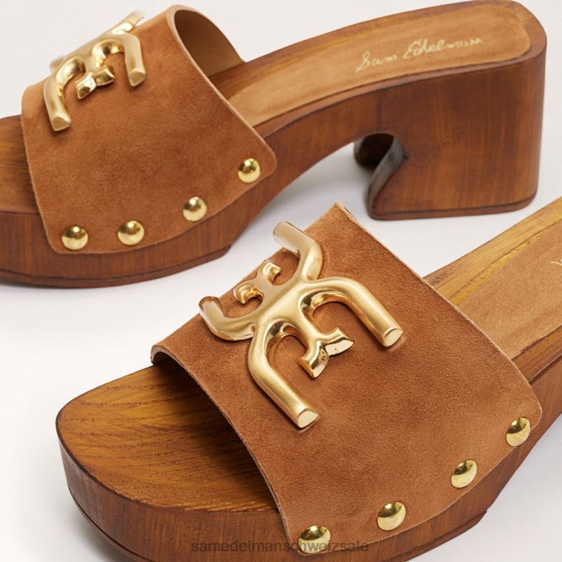 CH Sam Edelman Frauen Francina-Mule-Sandale Sattel X2J86518 Schuhwerk