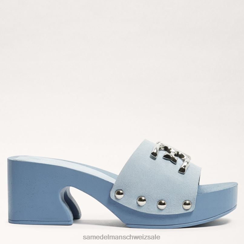 CH Sam Edelman Frauen Francina-Mule-Sandale hellblau X2J86521 Schuhwerk