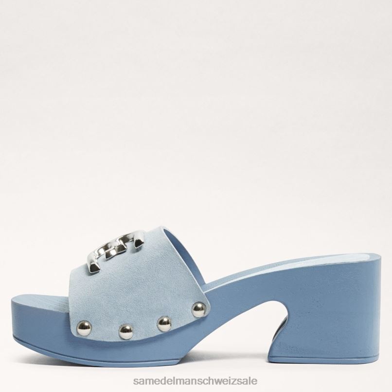 CH Sam Edelman Frauen Francina-Mule-Sandale hellblau X2J86521 Schuhwerk