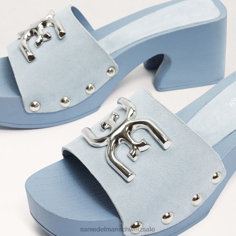 CH Sam Edelman Frauen Francina-Mule-Sandale hellblau X2J86521 Schuhwerk