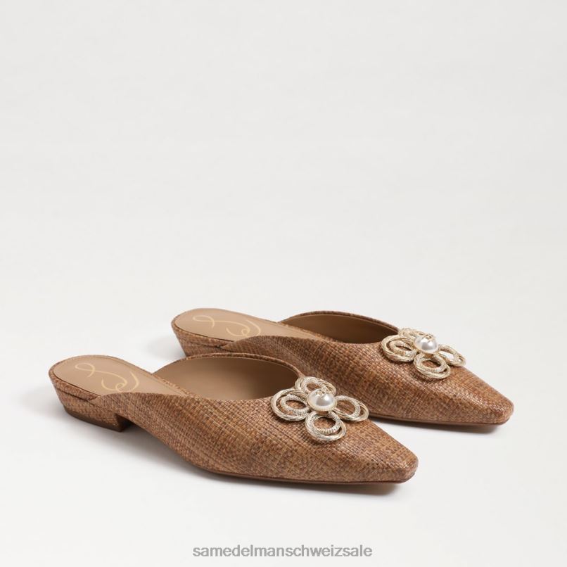 CH Sam Edelman Frauen Jayden spitze Zehenpartie flach cuoio X2J86724 Schuhwerk