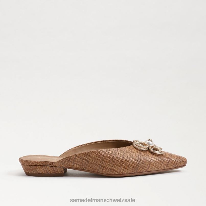 CH Sam Edelman Frauen Jayden spitze Zehenpartie flach cuoio X2J86724 Schuhwerk