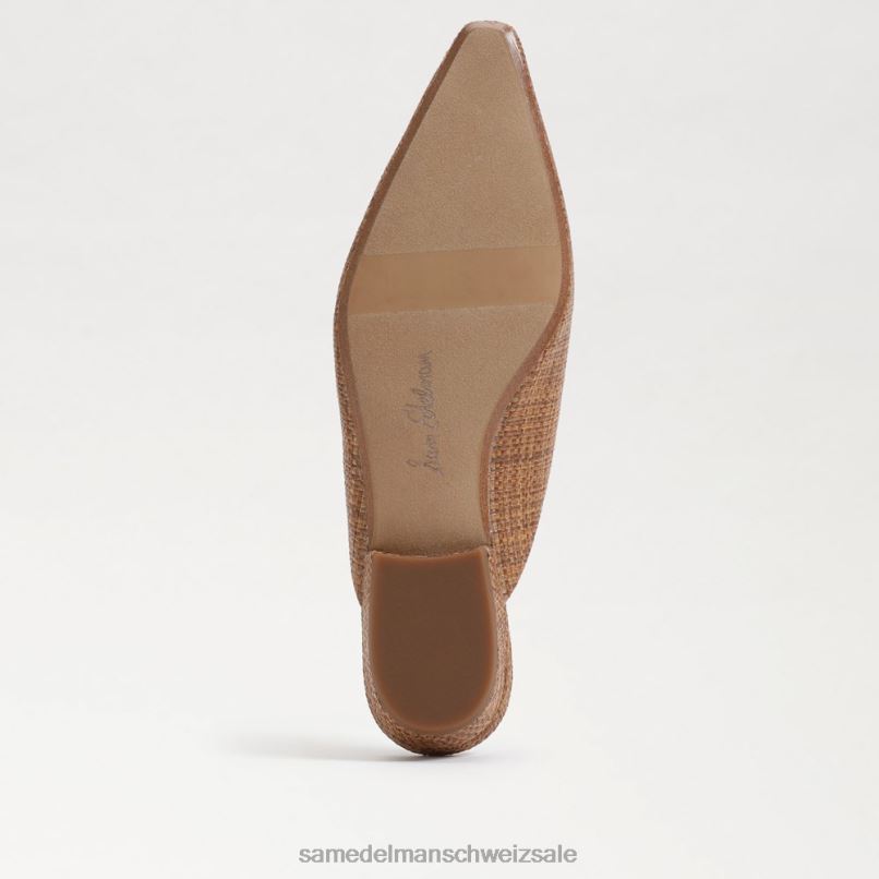 CH Sam Edelman Frauen Jayden spitze Zehenpartie flach cuoio X2J86724 Schuhwerk