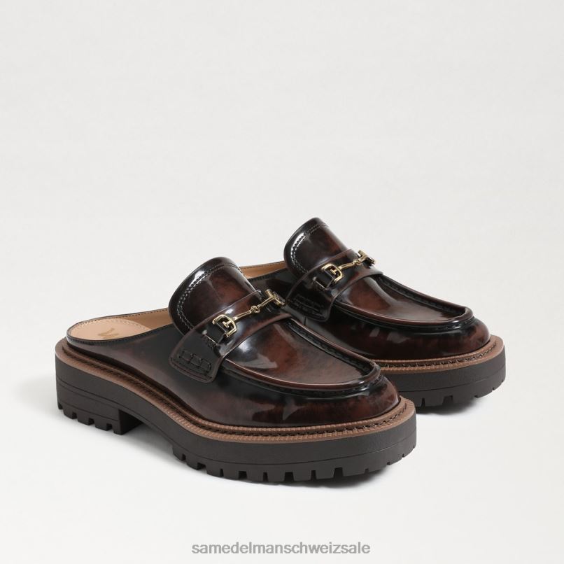 CH Sam Edelman Frauen Lennon-Mule mit Stollensohle Kastanie X2J86464 Schuhwerk
