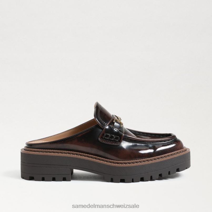 CH Sam Edelman Frauen Lennon-Mule mit Stollensohle Kastanie X2J86464 Schuhwerk