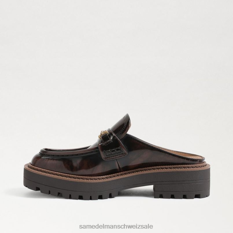 CH Sam Edelman Frauen Lennon-Mule mit Stollensohle Kastanie X2J86464 Schuhwerk