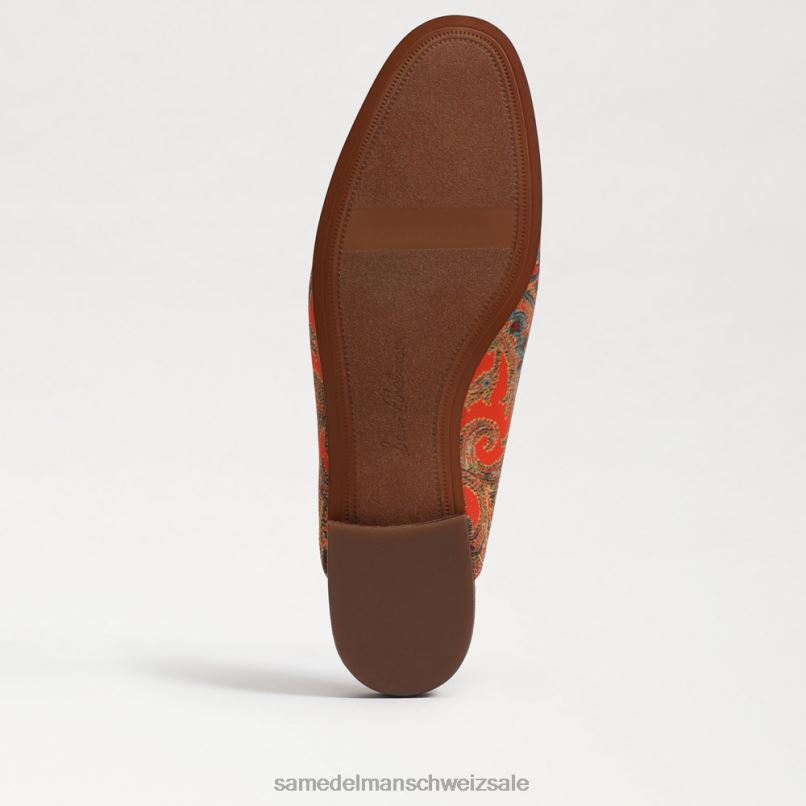 CH Sam Edelman Frauen Linnie Bit Mule Orangenmohn X2J8677 Schuhwerk