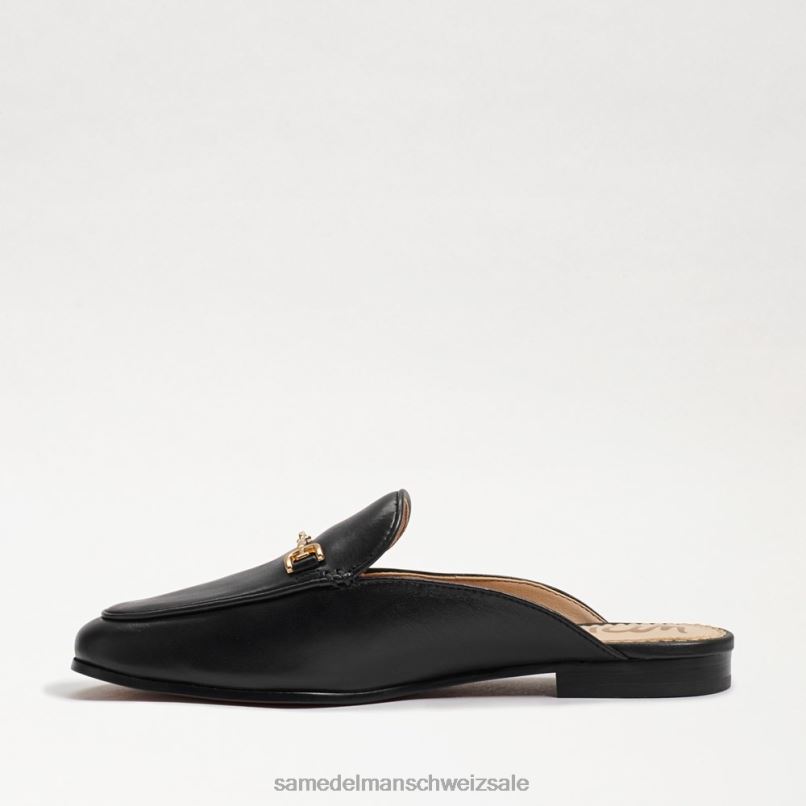 CH Sam Edelman Frauen Linnie Bit Mule schwarzes Leder X2J8679 Schuhwerk