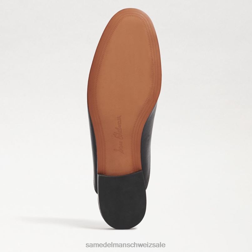 CH Sam Edelman Frauen Linnie Bit Mule schwarzes Leder X2J8679 Schuhwerk