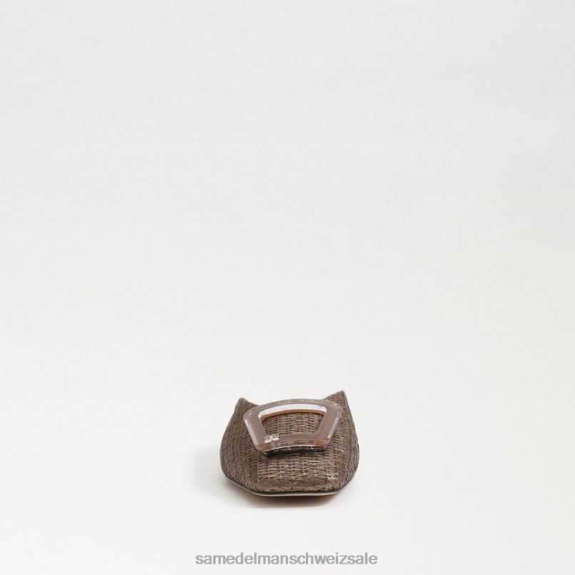 CH Sam Edelman Frauen Maultier mit Lin-Schnalle Kaffee X2J86653 Schuhwerk