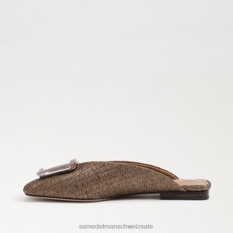 CH Sam Edelman Frauen Maultier mit Lin-Schnalle Kaffee X2J86653 Schuhwerk
