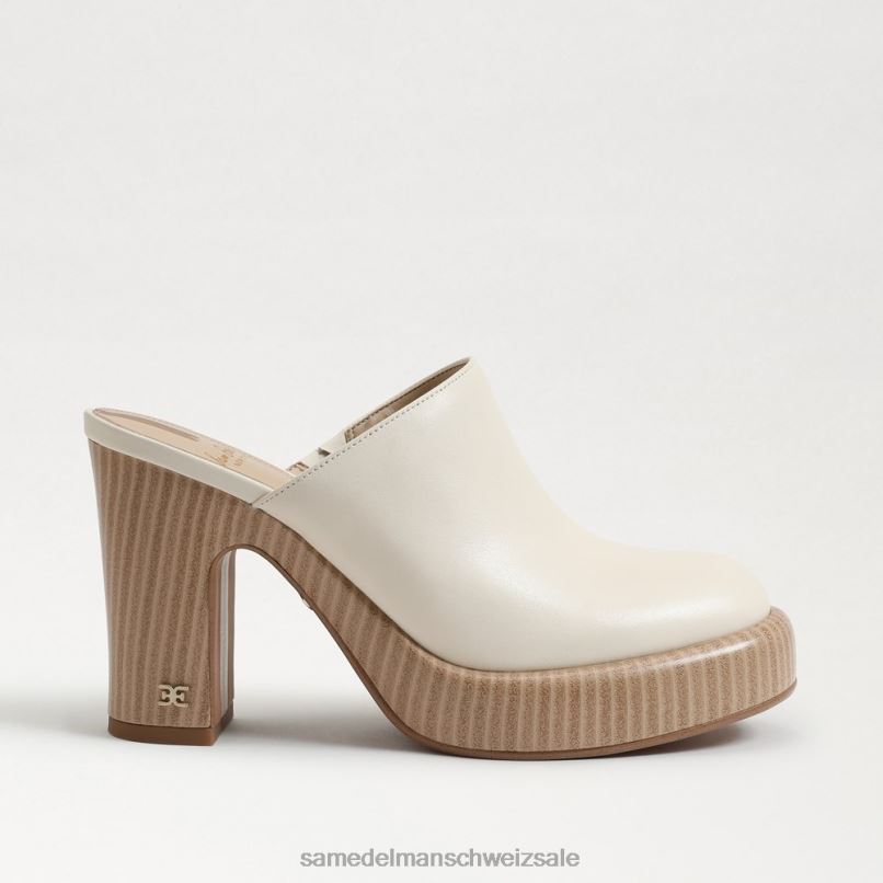 CH Sam Edelman Frauen Shiloh-Pantoletten mit Absatz modernes Elfenbein X2J86715 Schuhwerk