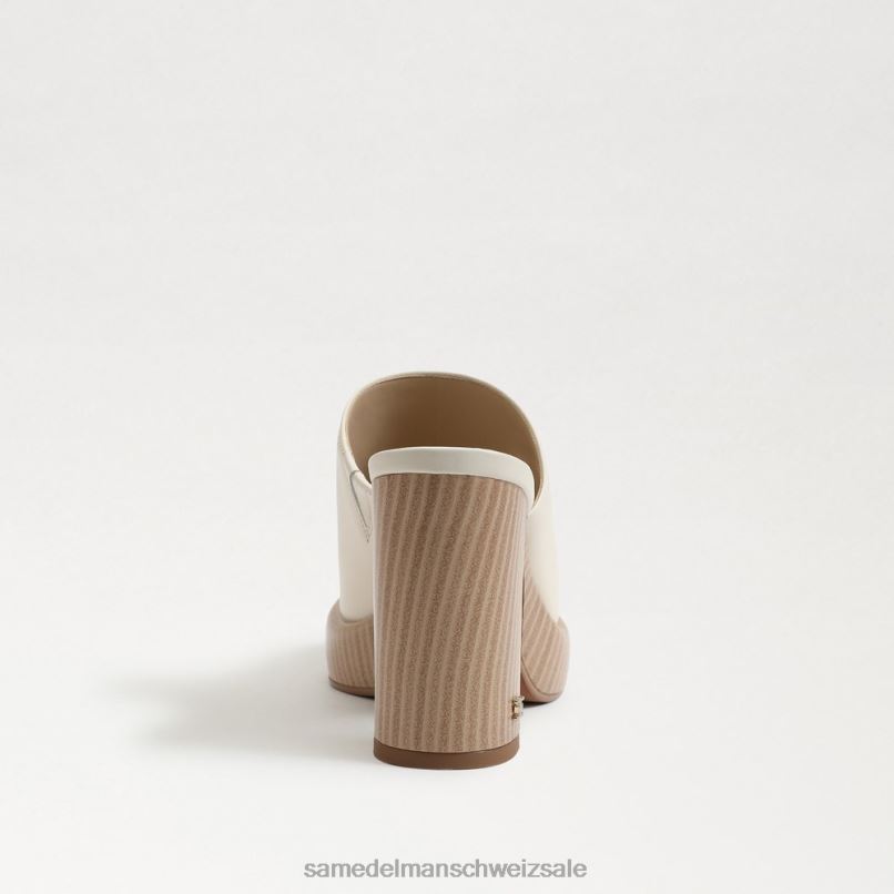 CH Sam Edelman Frauen Shiloh-Pantoletten mit Absatz modernes Elfenbein X2J86715 Schuhwerk