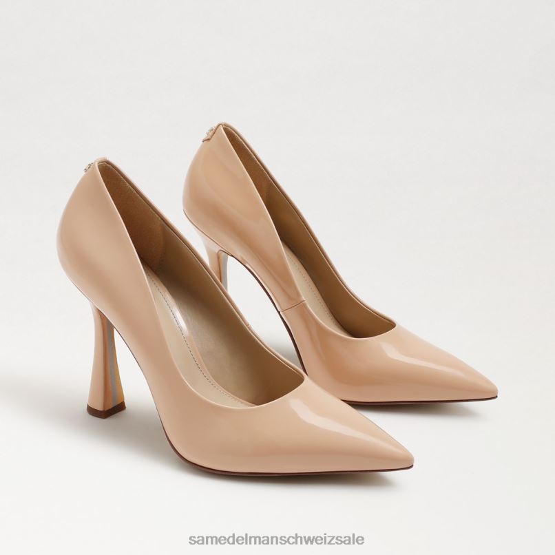 CH Sam Edelman Frauen Antonia spitze Zehenpumpe Beige-Rouge-Lack X2J86839 Schuhwerk