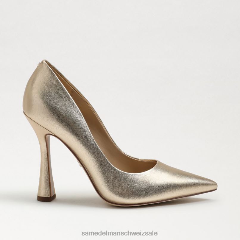 CH Sam Edelman Frauen Antonia spitze Zehenpumpe Gold Blatt X2J86836 Schuhwerk