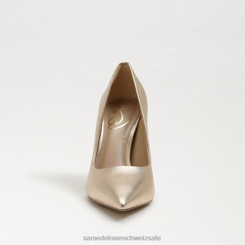 CH Sam Edelman Frauen Antonia spitze Zehenpumpe Gold Blatt X2J86836 Schuhwerk