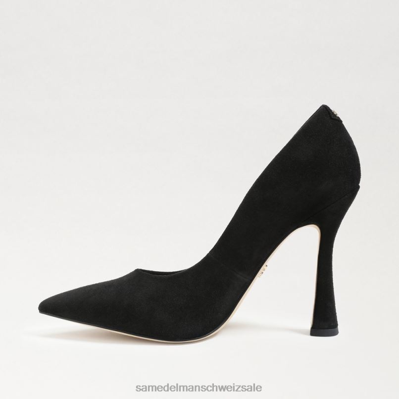 CH Sam Edelman Frauen Antonia spitze Zehenpumpe schwarzes Wildleder X2J86841 Schuhwerk