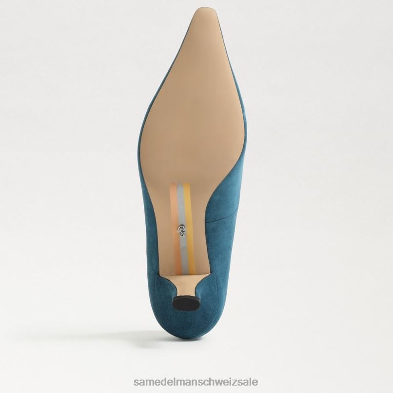 CH Sam Edelman Frauen Bianka Kitten-Heel-Pumpe wildes Indigo X2J86721 Schuhwerk