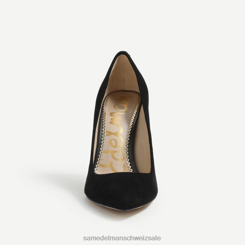 CH Sam Edelman Frauen Danna spitzer Zehenabsatz schwarzes Wildleder X2J86413 Schuhwerk
